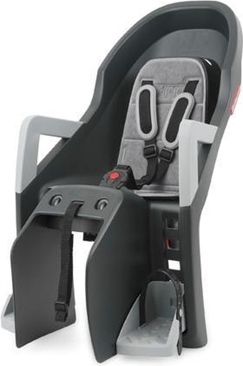 Polisport Fietszitje Achter Guppy Maxi Dragerbevestiging Zwart/ - Grijs