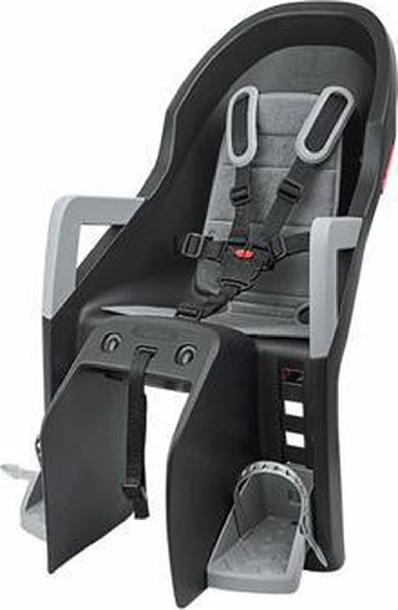 Polisport Fietszitje Achter Guppy Maxi Dragerbevestiging Zwart/ - Grijs