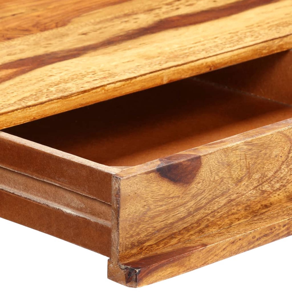 Vidaxl Schrijftafel 115x50x85 Cm Massief Sheeshamhout - Bruin
