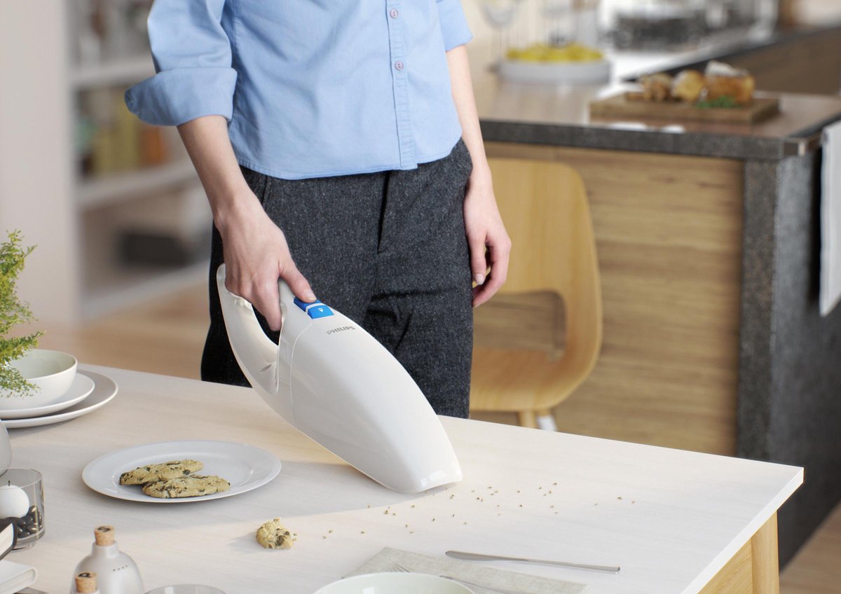 Philips Kruimelzuiger Minivac Fc6150/01 - - Wit