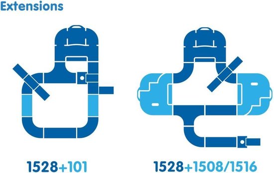 Aquaplay Megabrug Waterbaan - 1528 - Blauw