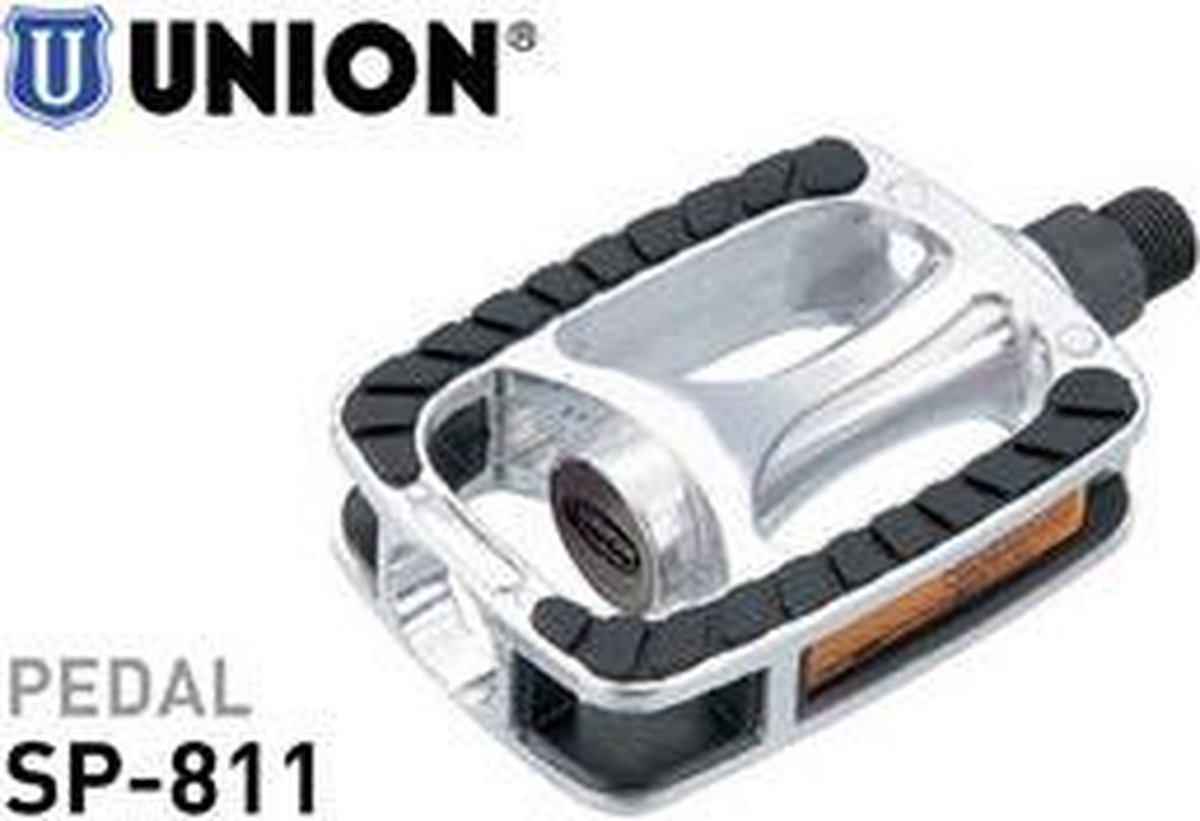 Union Platformpedalen Sp-811 9/16 Inch - Silver