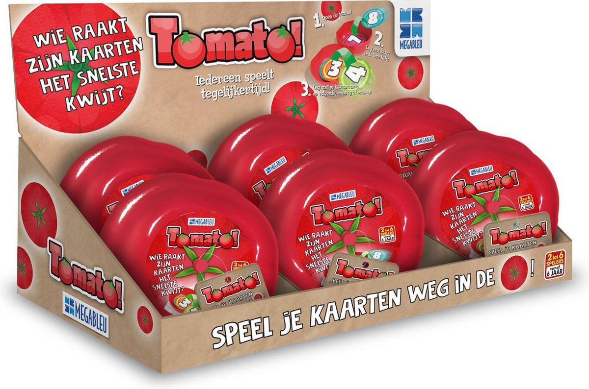 Megableu Kaartspel Tomato! (Nl) - Rood