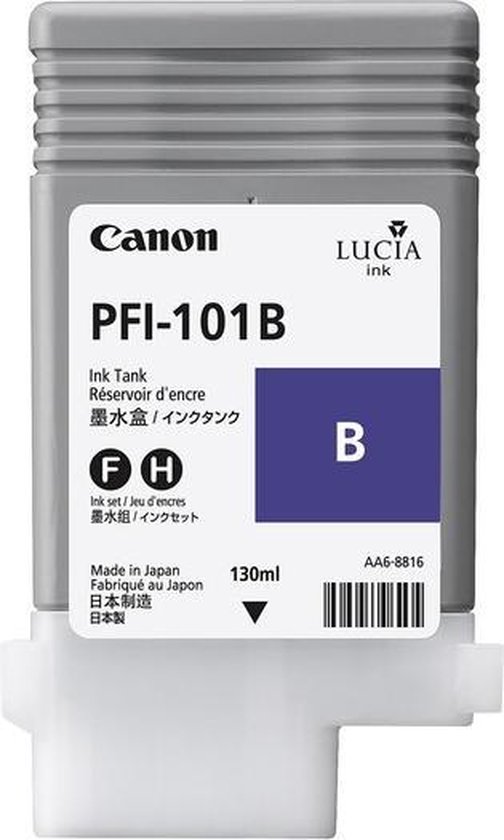 Canon Canon PFI-101B - Inktcartridge / Cyaan - Blauw