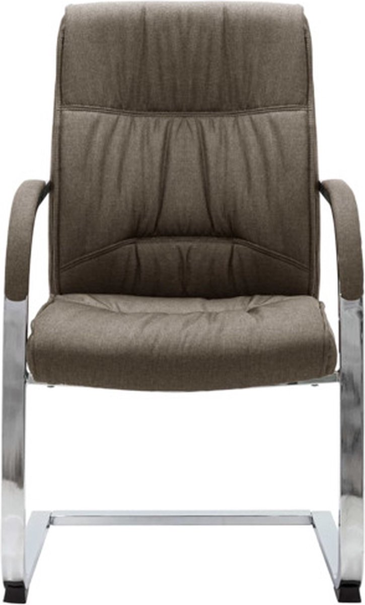 Vidaxl Kantoorstoel Stof Taupe