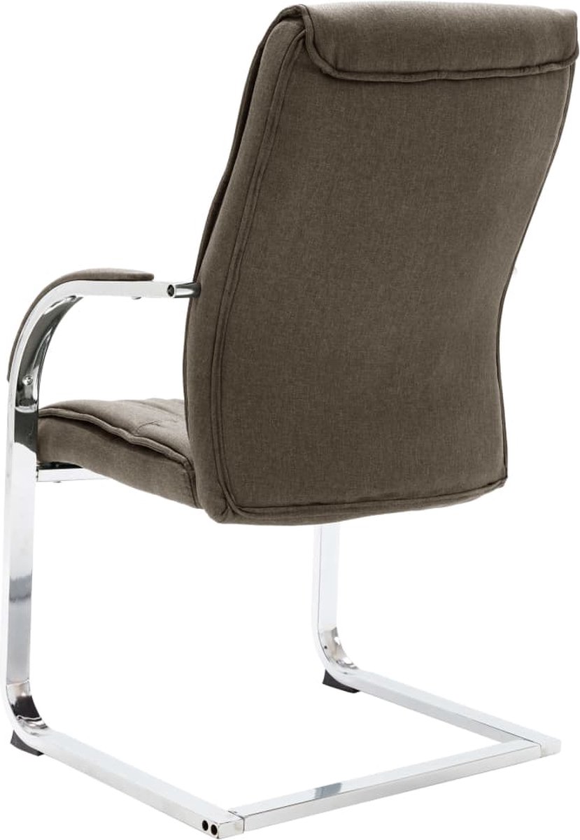 Vidaxl Kantoorstoel Stof Taupe