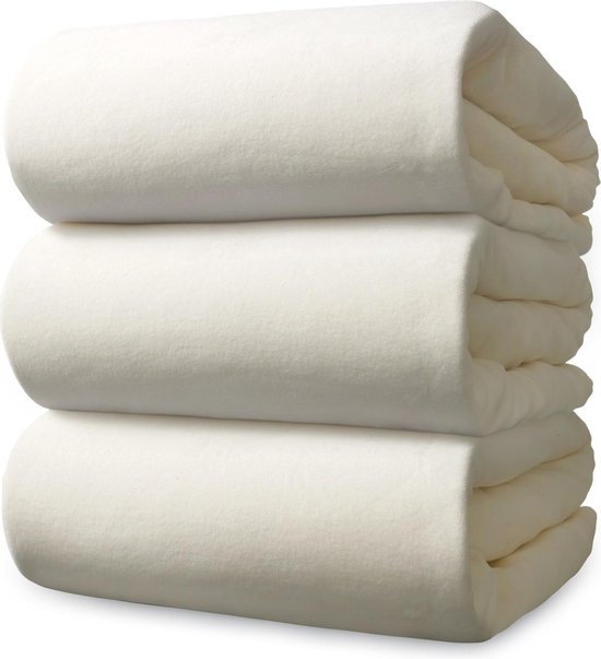 Ten Cate Velours Hoeslaken - 90x200 - Naturel - Beige