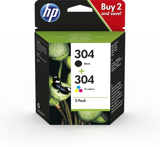 HP 304 Cartridges Combo Pack