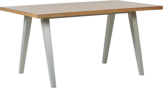 Beliani Lenister Eettafel Mdf 90 X 150 Cm - Bruin