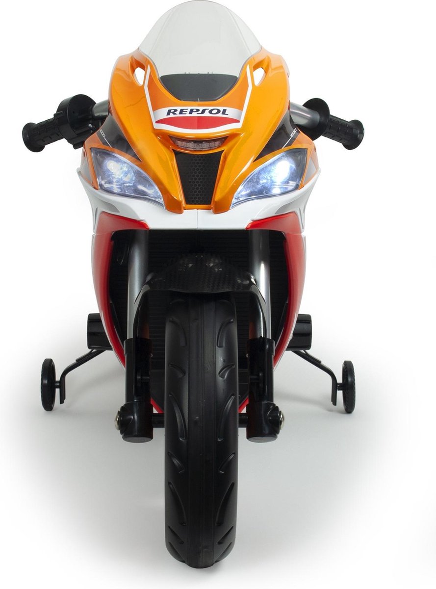 Injusa Accuvoertuig Motorfiets Repsol 12v 113 Cm/wit - Oranje