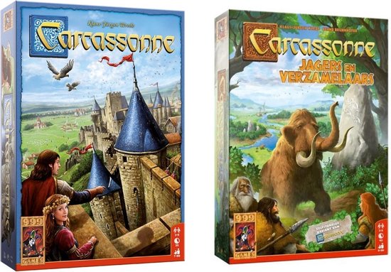 999Games Spellenbundel - 2 Stuks - Carcassonne & Carcassonne Jagers En Verzamelaars - Uitbreiding