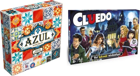 Spellenbundel - Bordspel - 2 Stuks - Nl/fr & Hasbro Cluedo - Blauw