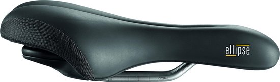 Selle Royal Zadel Sr 51b6he Ellipse Moderate Hr Zw - Zwart