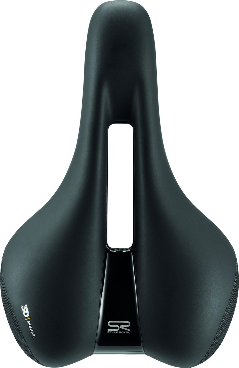 Selle Royal Zadel Sr 51b6he Ellipse Moderate Hr Zw - Zwart
