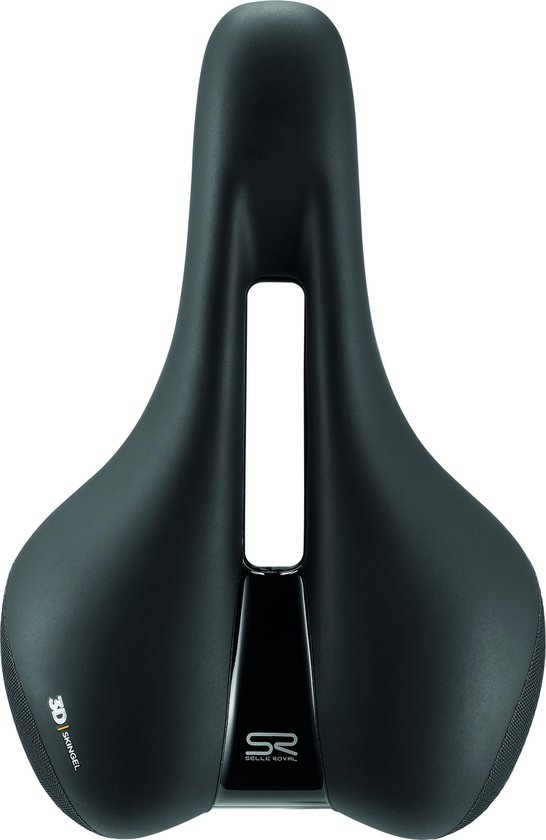 Selle Royal Zadel Sr 51b6he Ellipse Moderate Hr Zw - Zwart