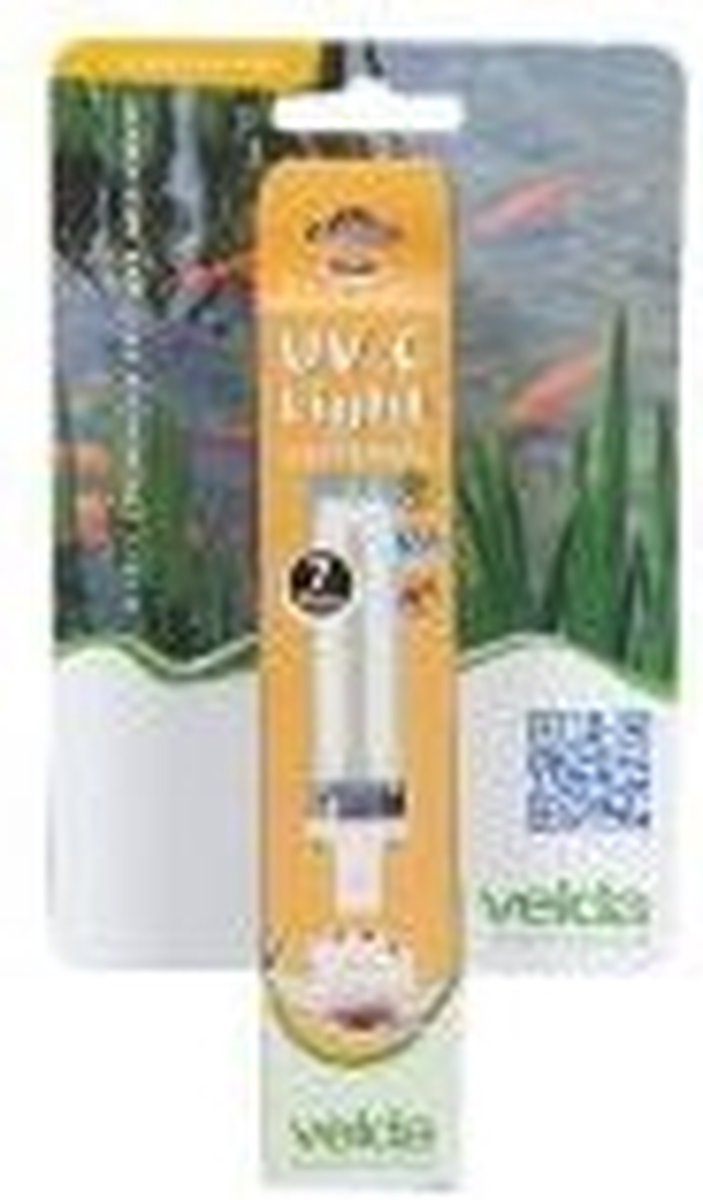 Velda Pl-lamp Uv-c 7 Watt 13,5 Cm Glas - Zwart