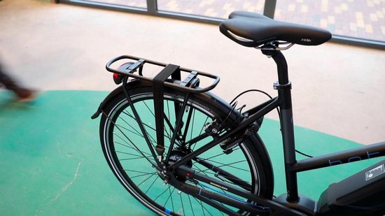 New Looxs Fietstas Dubbel Folla 34 Liter Polyester Donkerblauw - Bruin