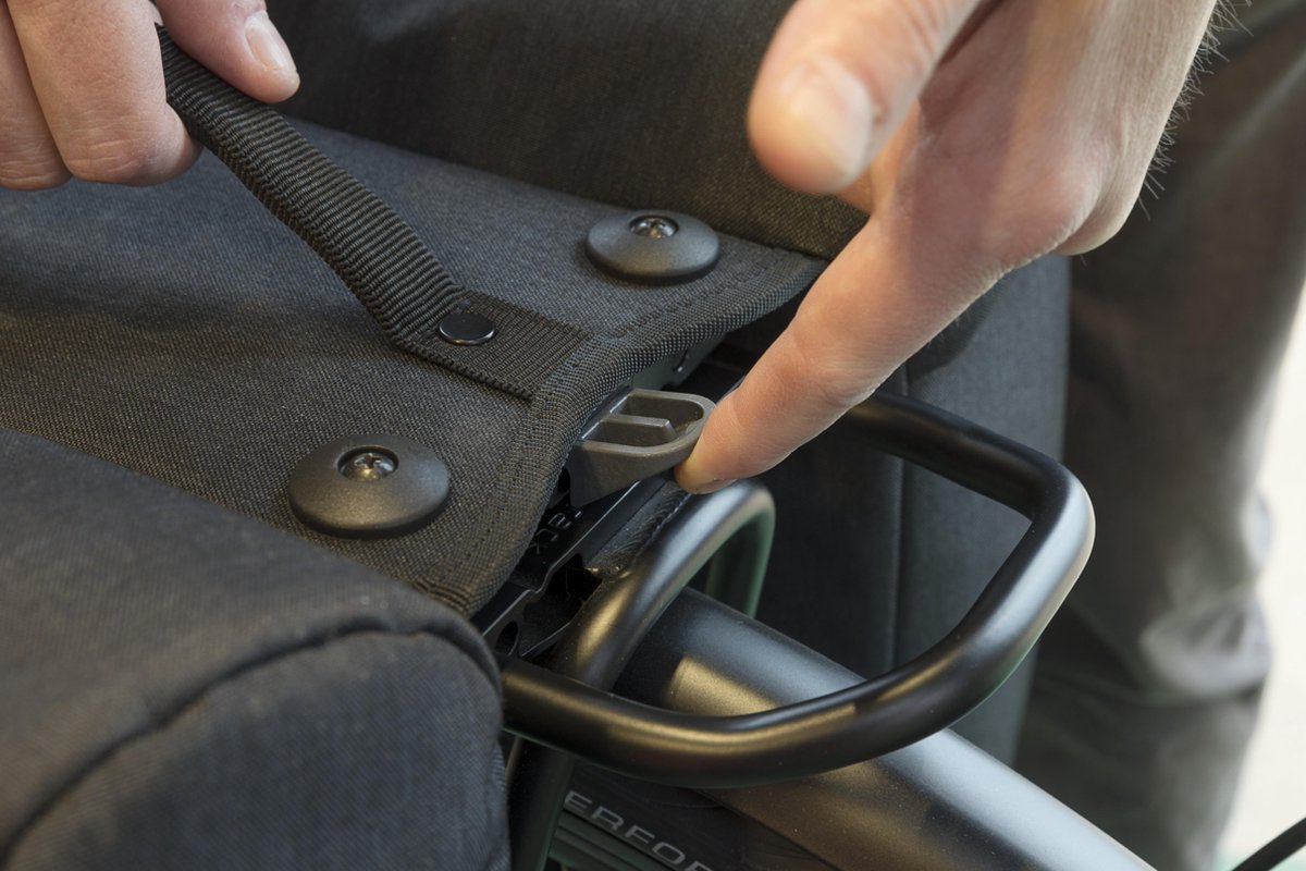 New Looxs Fietstas Dubbel Folla 34 Liter Polyester Donkerblauw - Bruin