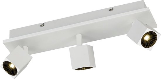 Osram - Led Plafondspot - Trion Klipo - 20w - Warm 3000k - 3-lichts - Rechthoek - Mat - Aluminium - Wit