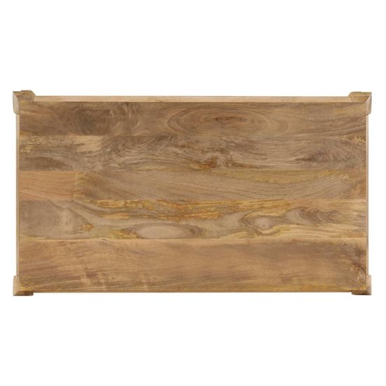 Vidaxl Salontafel 116x66x41 Cm Massief Mangohout - Marrón