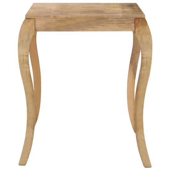 Vidaxl Eettafel 118x60x76 Cm Massief Mangohout - Bruin