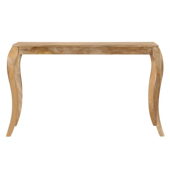 Vidaxl Eettafel 118x60x76 Cm Massief Mangohout - Bruin