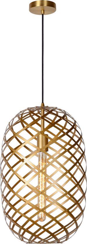 Lucide Wolfram Hanglamp E27 Ø 32cm Mat - Goud