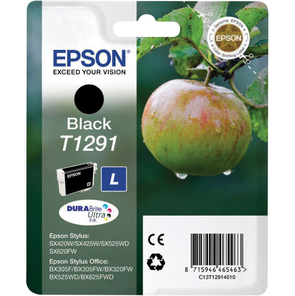 Epson T1291 Cartridge - Negro