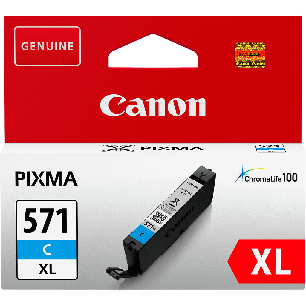 Canon CLI-571XL Cartridge Cyaan - Azul
