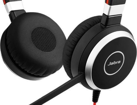 Jabra Evolve 40 MS Stereo Bedrade Usb A Office Headset - Zwart