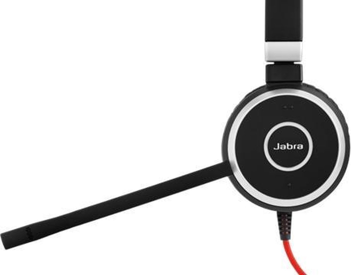 Jabra Evolve 40 MS Stereo Bedrade Usb A Office Headset - Zwart