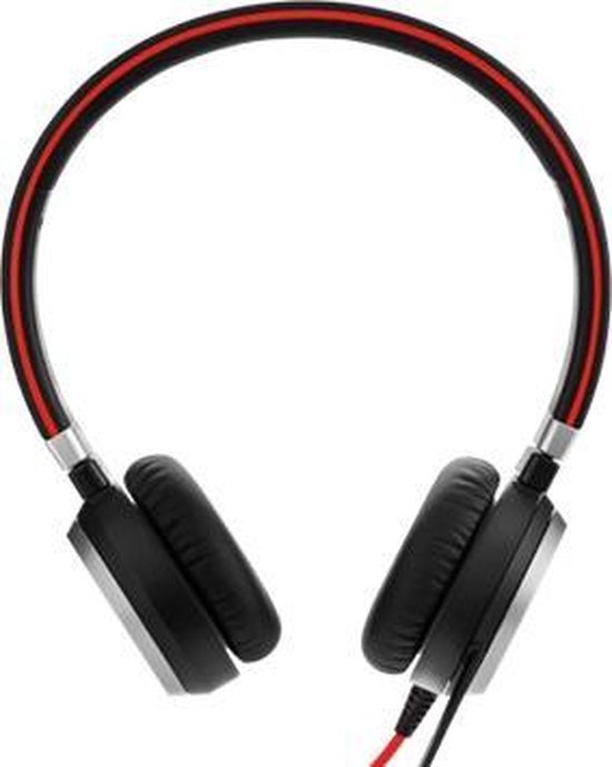 Jabra Evolve 40 MS Stereo Bedrade Usb A Office Headset - Zwart