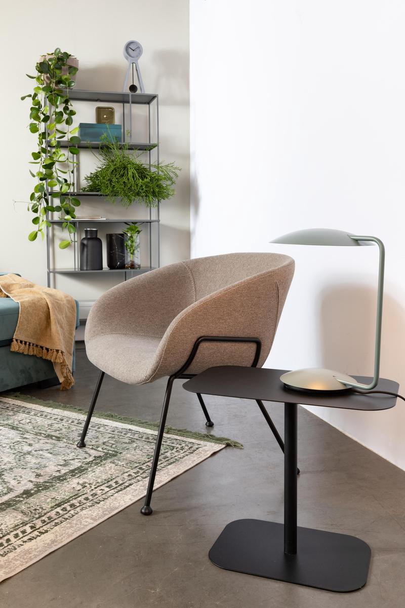 Zuiver Snow Bijzettafel - Zwart