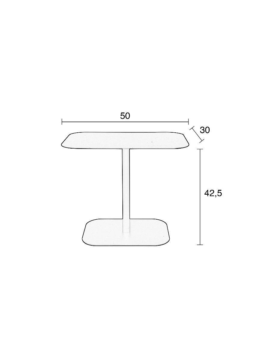 Zuiver Snow Bijzettafel - Zwart