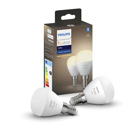 Philips Kogellamp White E14 Bluetooth Duo-Pack - Wit