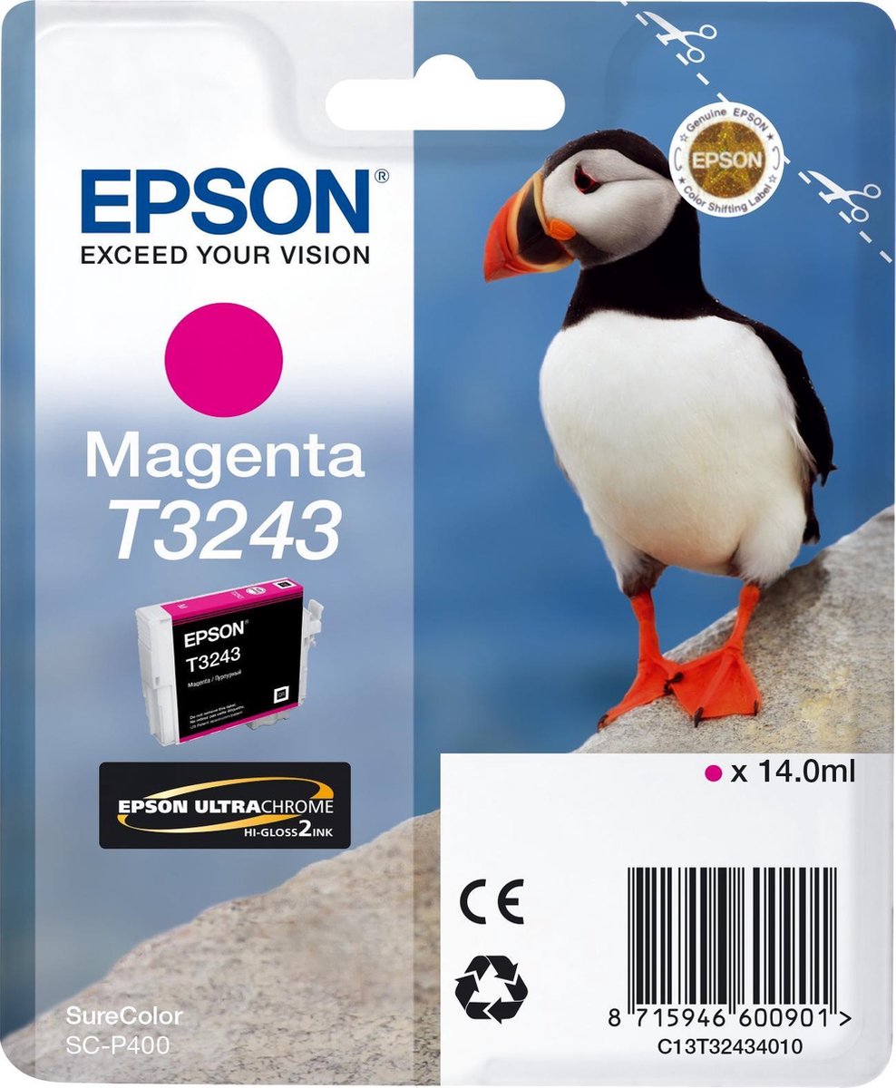 Epson T3243 inkt cartridge - Magenta