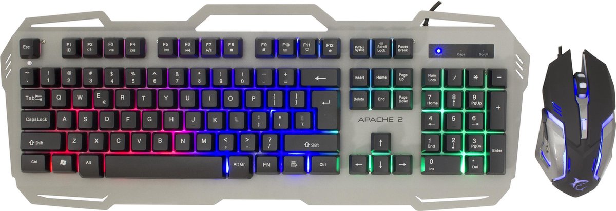 White Shark White Shark Muis en Toetsenbord - GMK-1801 APACHE – Combo
