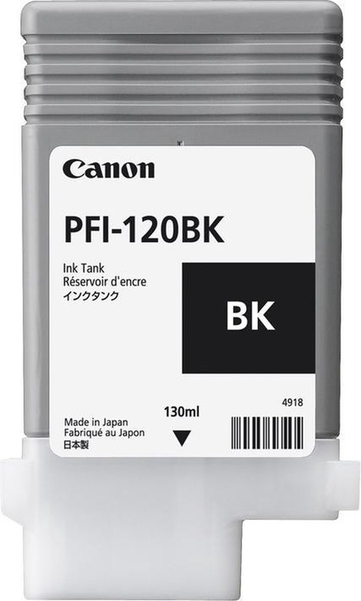 Canon PFI-120BK inktcartridge Original 1 stuk(s) - Zwart