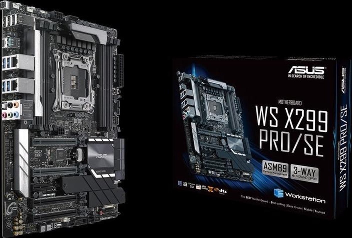 Asus WS X299 PRO/SE moederbord LGA 2066 ATX Intel® X299