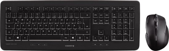 Cherry DW 5100 toetsenbord RF Draadloos Amerikaans Engels - Zwart