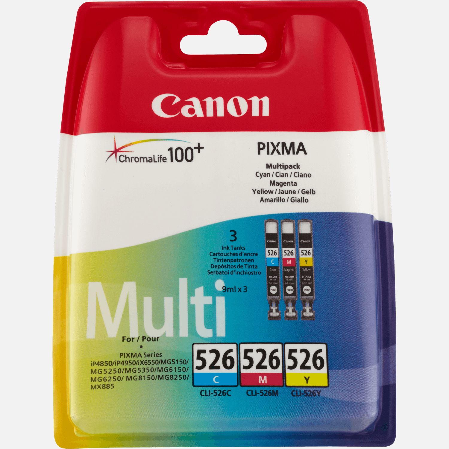 Canon CLI-526 Cartridges Combo Pack