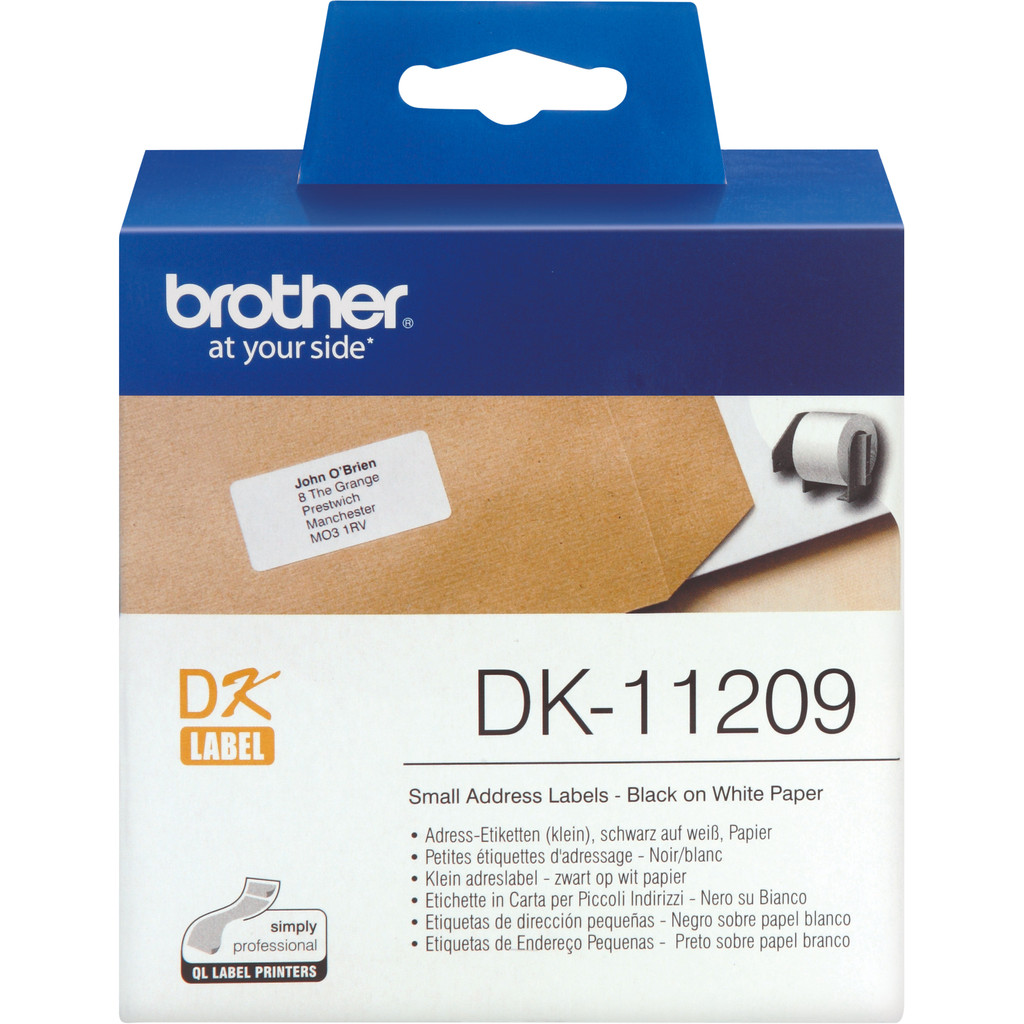 Brother DK-11209 Labels (29 x 62 mm) 1 Rol - Blanco