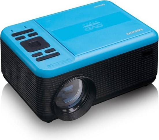 Lenco LPJ-500 - Beamer Full HD met DVD-speler en Bluetooth - - Blauw