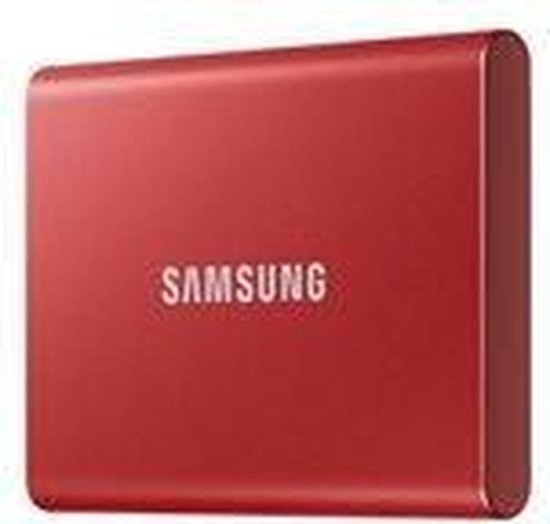 Samsung T7 Portable SSD 2TB - Rood
