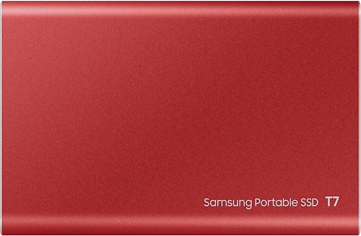 Samsung T7 Portable SSD 2TB - Rood