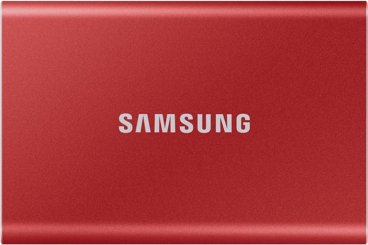 Samsung T7 Portable SSD 2TB - Rood
