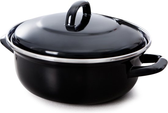 Bk Fortalit Stoof/Braadpan 20 cm - Zwart