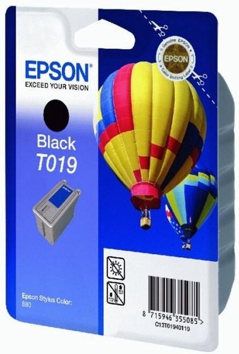 Epson T019 - Inktcartridge / - Zwart