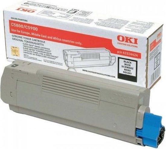 Oki 43324424 - Tonercartridge - Zwart