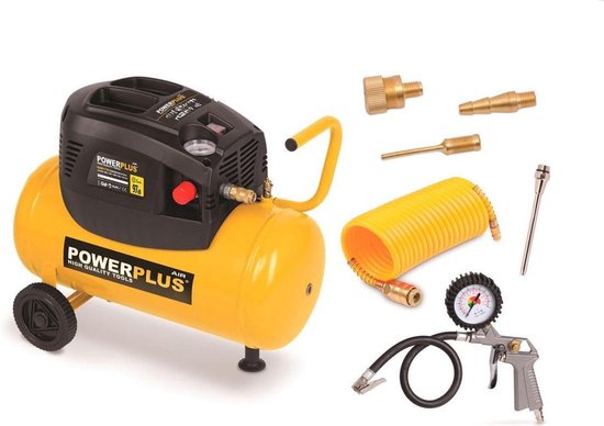 PowerPlus POWX1730 + 6-delige luchtset